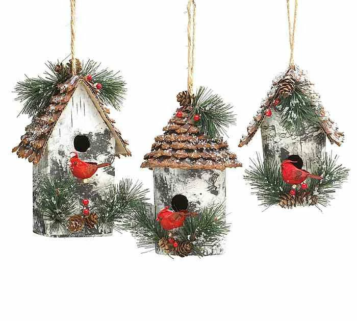 Burton+Burton Large Birdhouse Ornaments Holiday