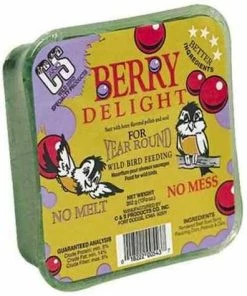 C&S No Melt Berry Delight Dough Suet Cake