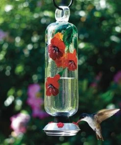 Parasol Hand Painted Hummingbird Feeder