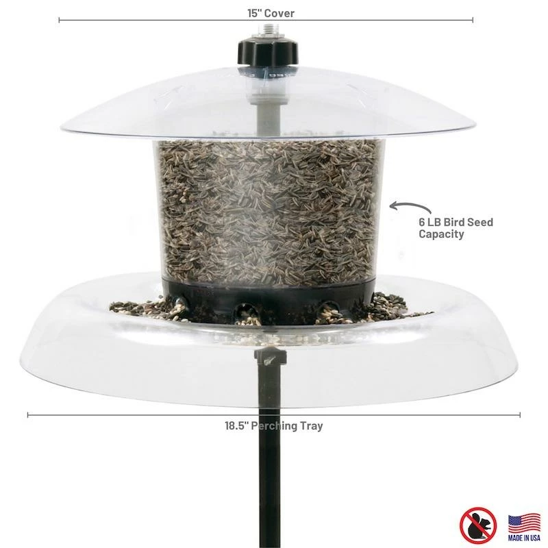 Droll Yankees Jagunda Squirrel Proof Bird Feeder With Pole Squirrel-Proof Feeders