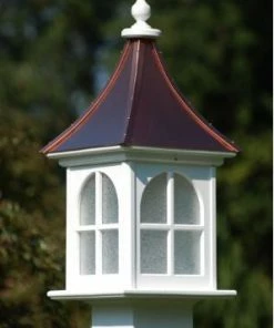The Birdhouse Chick Poles & Mounting Flanges Vinyl Lamp Post- Fluted Or Raised Panel