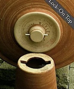 Burley Clay Bluebird Pedestal Birdbath-Locking Top Staked & Pedestal Bird Baths