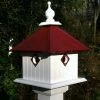 A Wing And A Prayer Merlot 2-Nest Birdhouse In Vinyl/PVC Vinyl Birdhouses