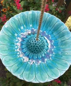 The Birdhouse Chick Unique Bird Feeders Pottery Bird Feeder