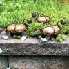 The Birdhouse Chick Rock Turtle Garden Sculptures Set/3