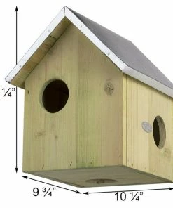 Esschert Design Squirrel Feeders Squirrel House With Bottom Entry