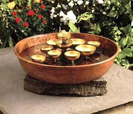 Woodstock Chimes Water Bell Copper Fountain/Chime Wind Chimes