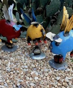 The Birdhouse Chick Statuary & Sculpture Bobble Flying Pigs Garden Art