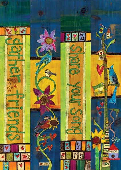 Studio M Gather Friends Tall Bird Bath