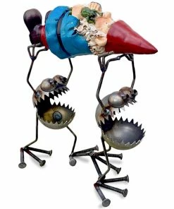 Sugar Post Gnome Go Home Statuary & Sculpture