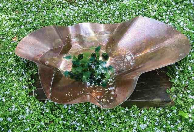 The Birdhouse Chick Patina Copper Planter Or Birdbath All Bird Baths & Accessories